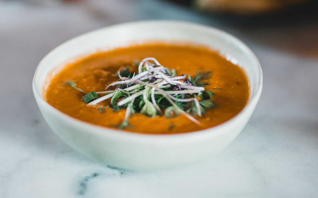 Lentil curry soup