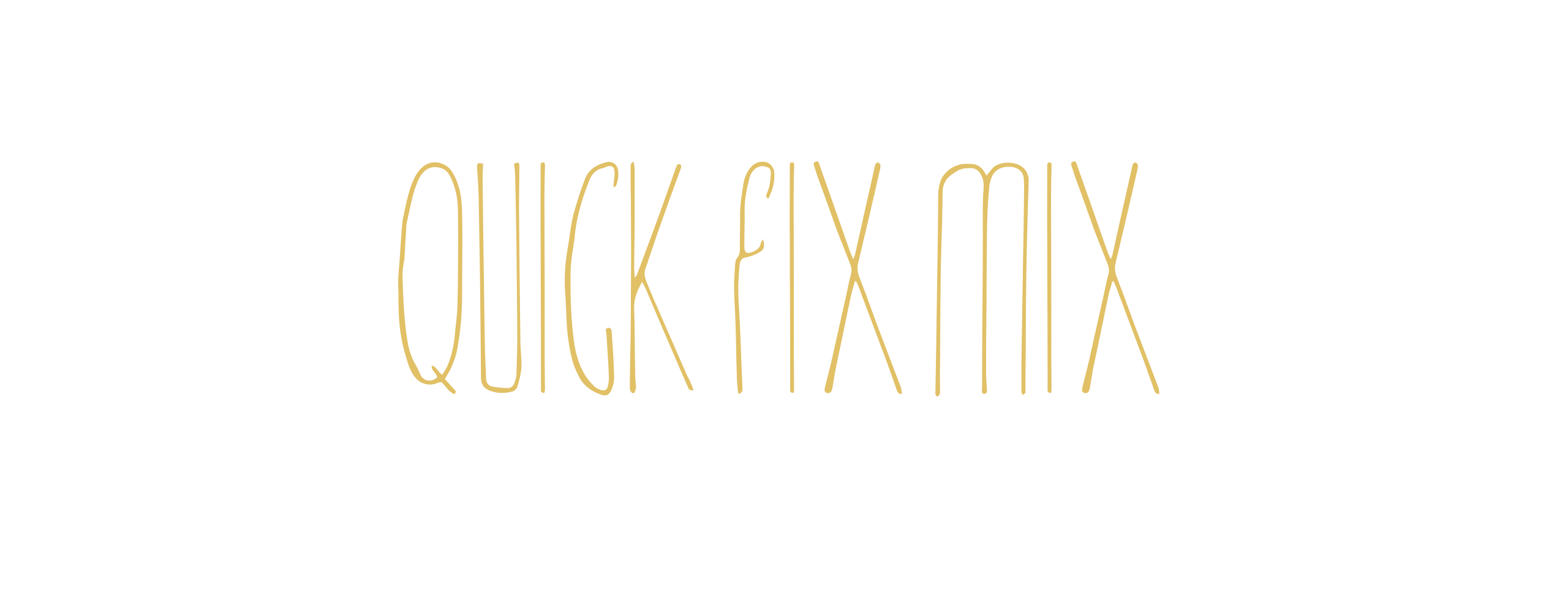 Quick Fix Mix Quick Fix Mix