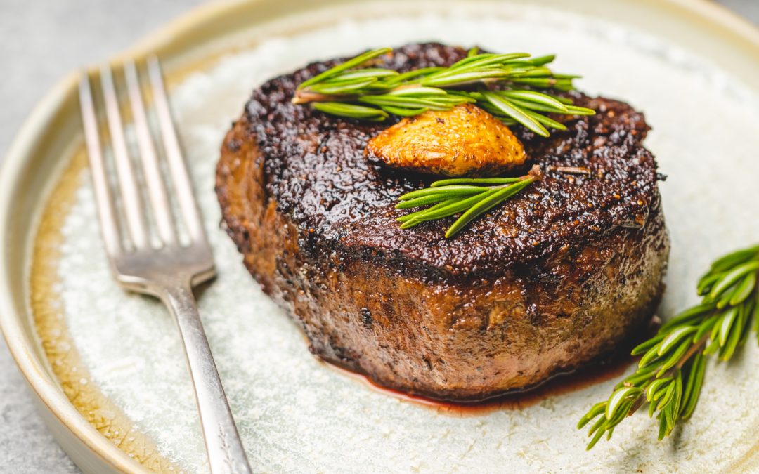 Steak with Café de Paris butter sauce
